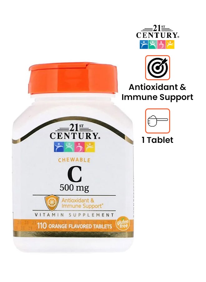 21st Century Vitamin C 500 Mg - 110 Tablets - Image 1